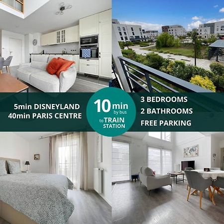Le Colisee - Appartement Duplex Pour 6 A Disneyland Paris Montévrain Exterior foto